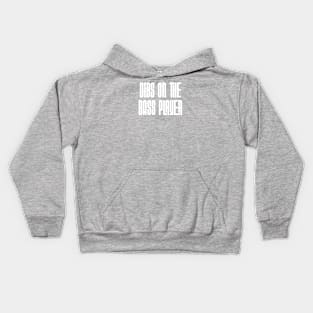 Dibs on the Bass Player | white Kids Hoodie